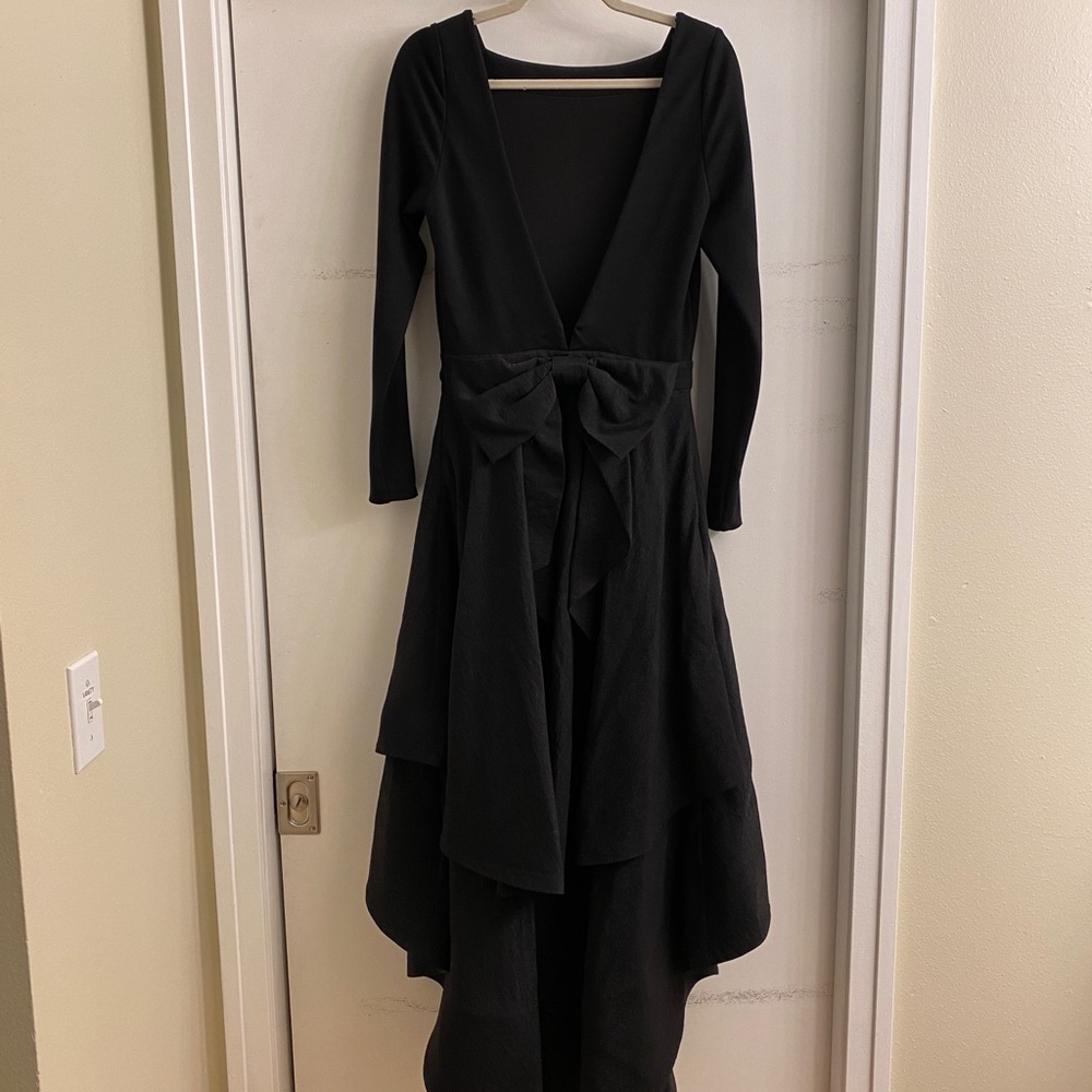 Fame and Partners π Free Shipping Westside Dress Size 6 Formal Hi-Lo Gown - Picture 9 of 15